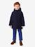 Mid-length parka for kids by PETIT BATEAU navy blue - vertbaudet enfant 