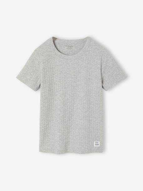 Pack of 3 short-sleeved T-shirts for boys sky blue - vertbaudet enfant 