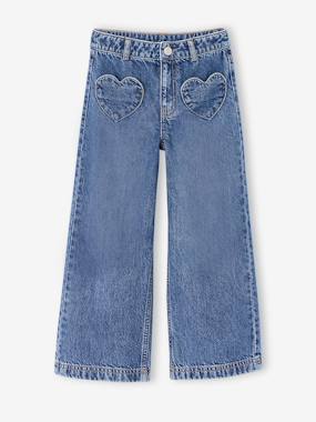 -Wide-leg jeans for girls