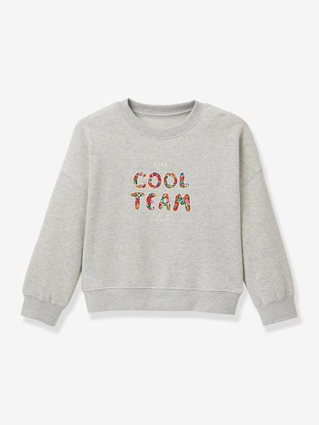 Sweat Cool Team gris - vertbaudet enfant 