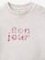 Sweat bébé Bonjour rose - vertbaudet enfant 