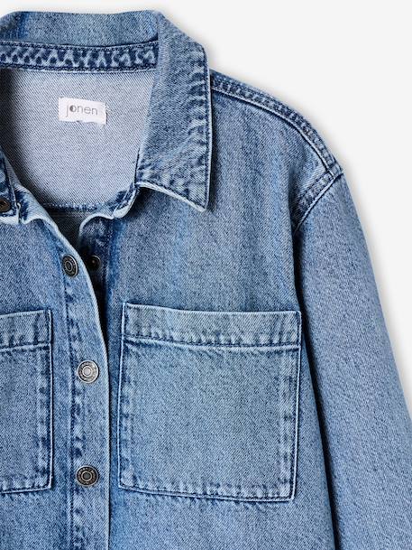 Denim shirt for boys stone - vertbaudet enfant 