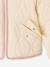 Lightweight puffer jacket for girls dusky pink+vanilla - vertbaudet enfant 