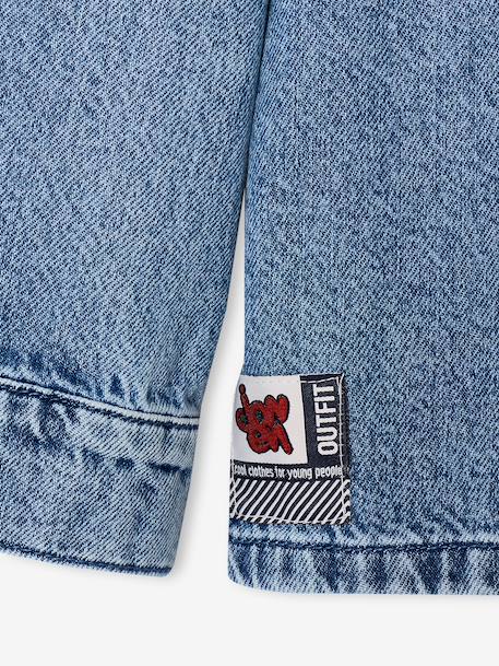 Denim shirt for boys stone - vertbaudet enfant 