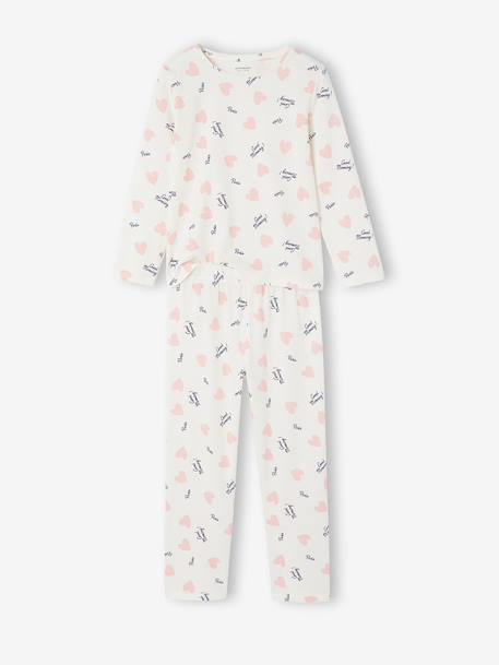 Pack of 2 long pyjamas for girls slate blue - vertbaudet enfant 