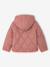 Lightweight puffer jacket for girls dusky pink+vanilla - vertbaudet enfant 