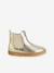 Zip-up boots for girls gold - vertbaudet enfant 