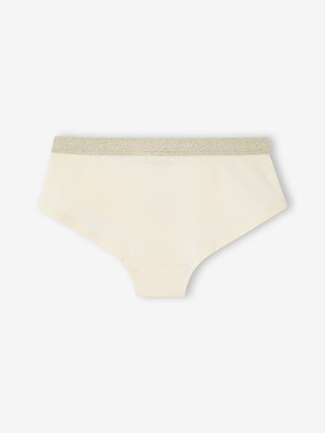 Pack of 5 shorties for girls old rose - vertbaudet enfant 