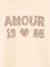 Long-sleeved T-shirt for girls ecru+mauve - vertbaudet enfant 