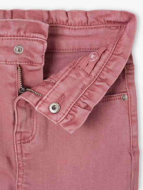 Slim trousers for girls ink blue+mauve - vertbaudet enfant 