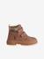 Boots garçon à scratchs marron - vertbaudet enfant 