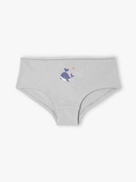 Pack of 7 shorties for girls beige - vertbaudet enfant 