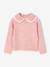 Romantic collar jumper for girls blush - vertbaudet enfant 