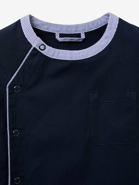 Plain apron by CYRILLUS navy blue - vertbaudet enfant 