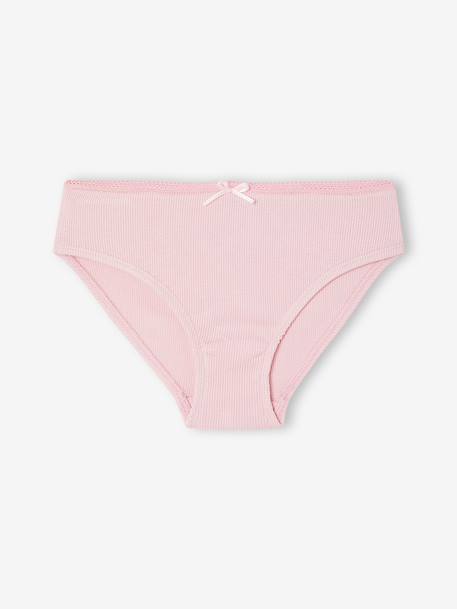 Pack of 5 briefs for girls beige - vertbaudet enfant 