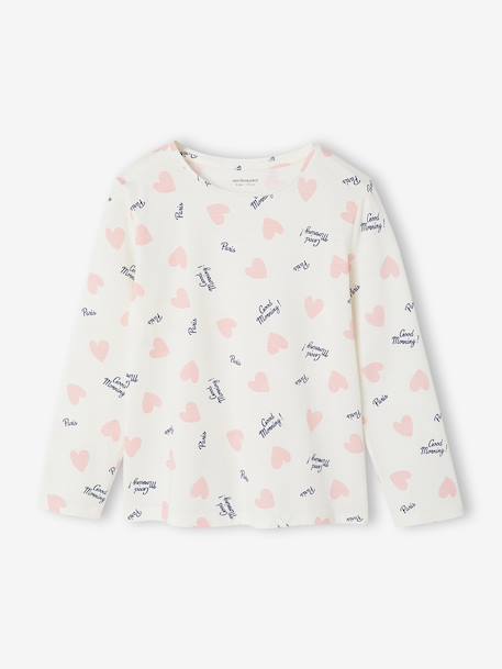 Lot de 2 pyjamas longs fille bleu ardoise - vertbaudet enfant 