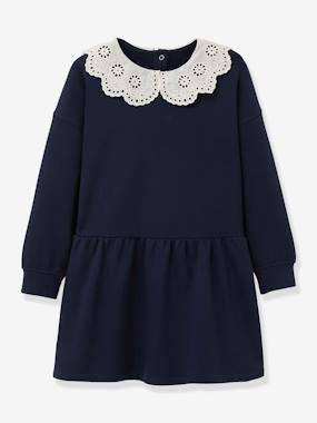 Dress with XL collar by CYRILLUS - vertbaudet enfant -Dress with XL collar by CYRILLUS