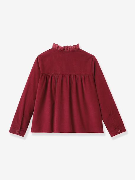 Chemise manches longues rouge - vertbaudet enfant 