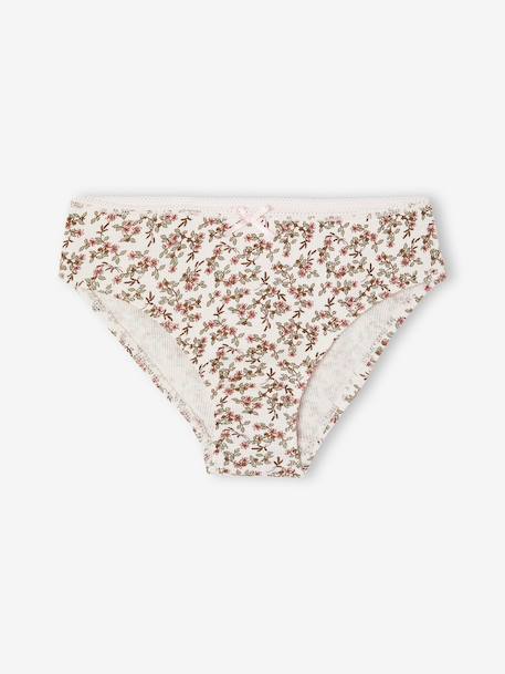 Pack of 5 briefs for girls beige - vertbaudet enfant 
