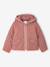 Lightweight puffer jacket for girls dusky pink+vanilla - vertbaudet enfant 