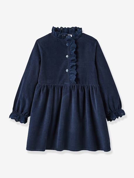 Velvet dress by CYRILLUS red - vertbaudet enfant 