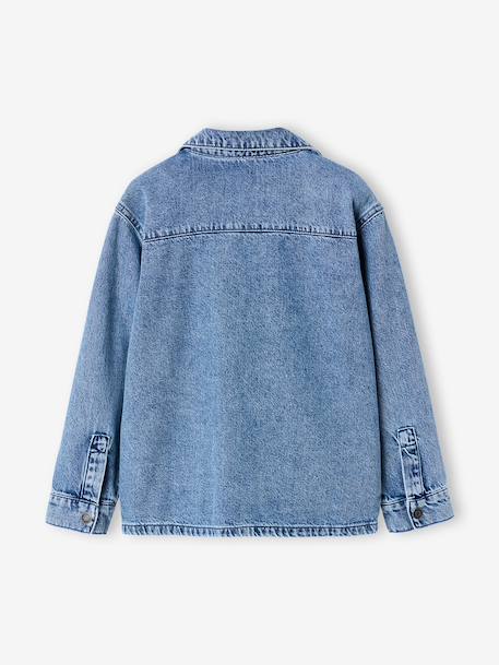 Denim shirt for boys stone - vertbaudet enfant 