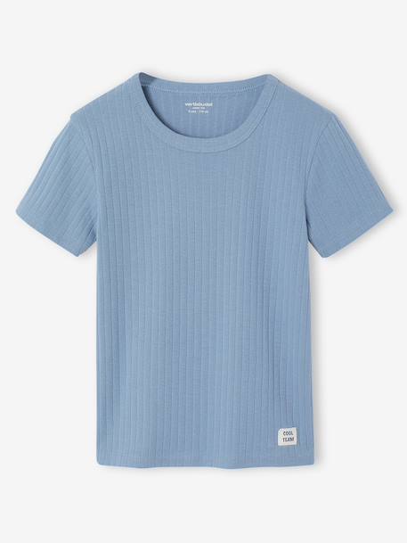 Pack of 3 short-sleeved T-shirts for boys sky blue - vertbaudet enfant 