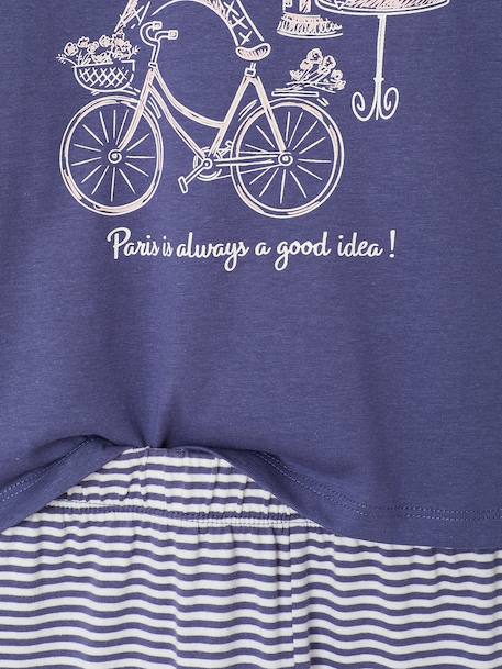 Lot de 2 pyjamas longs fille bleu ardoise - vertbaudet enfant 