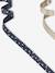 Pack of 2 adjustable belts for girls navy blue - vertbaudet enfant 