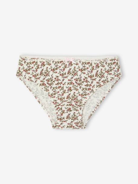 Lot de 5 culottes fille beige - vertbaudet enfant 