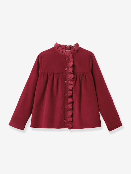 Long-sleeved shirt by CYRILLUS red - vertbaudet enfant 