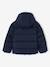 Doudoune à capuche garçon bordeaux+marine - vertbaudet enfant 
