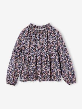 -Printed blouse for girls