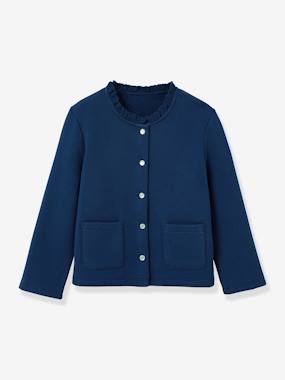 -Fleece cardigan by CYRILLUS 