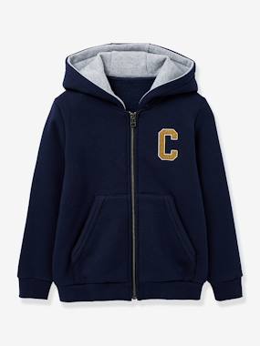 Plain zip-up cardigan by CYRILLUS - vertbaudet enfant -Plain zip-up cardigan by CYRILLUS