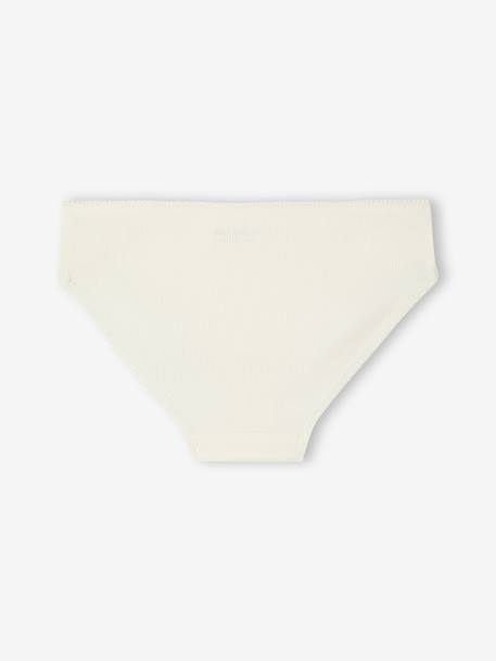 Pack of 5 briefs for girls beige - vertbaudet enfant 