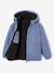 Reversible hooded jacket for boys fir green+grey blue - vertbaudet enfant 
