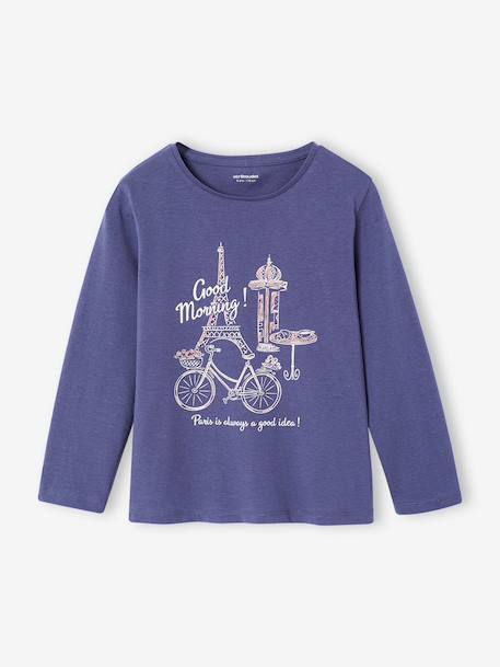 Lot de 2 pyjamas longs fille bleu ardoise - vertbaudet enfant 