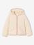 Lightweight puffer jacket for girls dusky pink+vanilla - vertbaudet enfant 