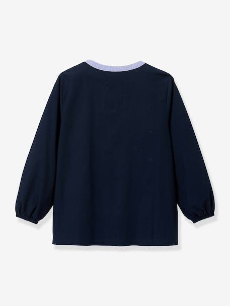 Plain apron by CYRILLUS navy blue - vertbaudet enfant 