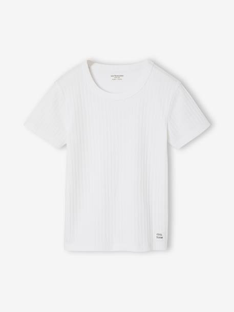 Pack of 3 short-sleeved T-shirts for boys sky blue - vertbaudet enfant 
