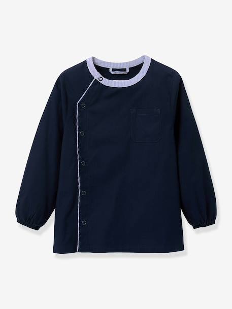 Plain apron by CYRILLUS navy blue - vertbaudet enfant 