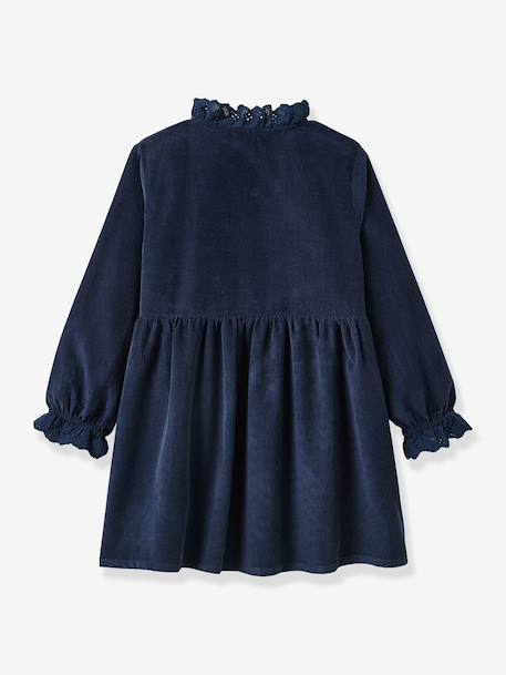 Robe velours rouge - vertbaudet enfant 