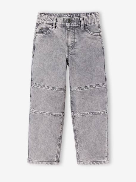 Jean battle garçon morphologie medium denim brut+denim gris - vertbaudet enfant 