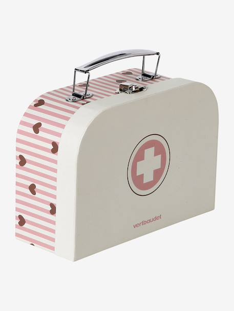 Wooden doll doctor case FSC®100% rose - vertbaudet enfant 