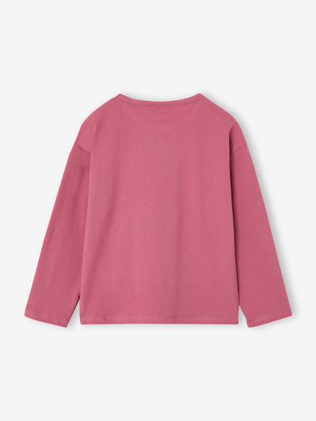 LILO AND STITCH Long-sleeved T-shirt for girls old rose - vertbaudet enfant 