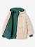 Parka à capuche réversible garçon bronze+vert sauge - vertbaudet enfant 