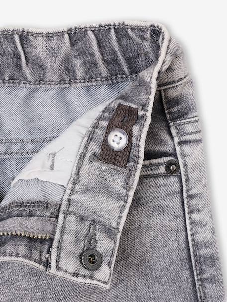 Jean battle indestructible morphologie medium denim brut+denim gris - vertbaudet enfant 