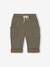 Fleece-lined trousers for baby boys olive - vertbaudet enfant 