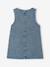 Robe chasuble fille bleu moyen - vertbaudet enfant 